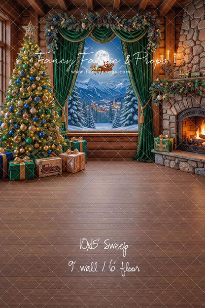 Emerald Mountain Sleigh View - with Sweep Option