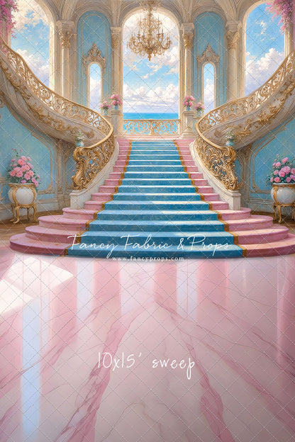 Enchanting Pastel Staircase - With Sweep Option