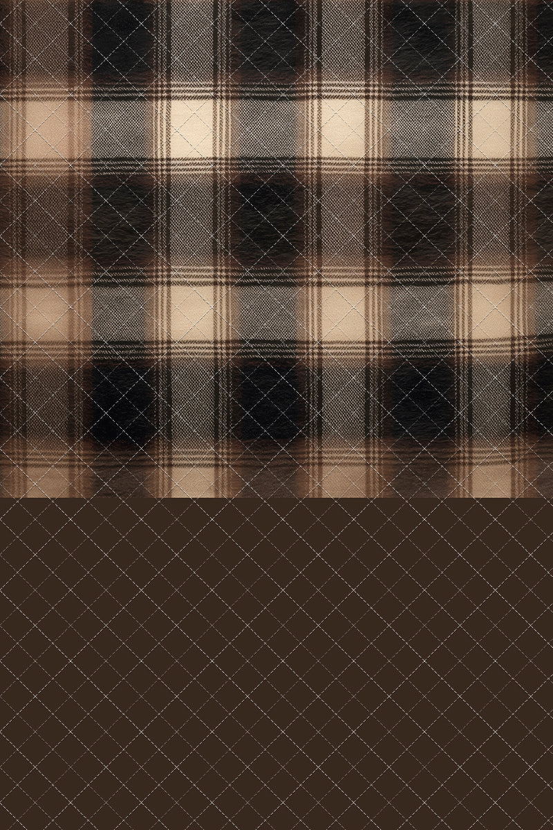 Espresso Flannel - With Sweep Option