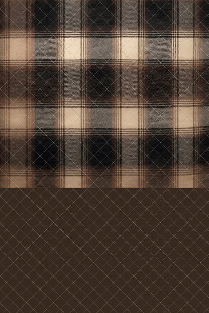 Espresso Flannel - With Sweep Option