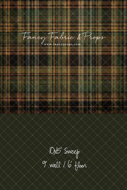 Evergreen Flannel - With Sweep Option