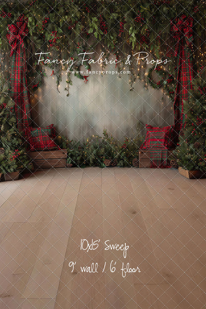 Evergreen Tartan Nook - With Sweep Option