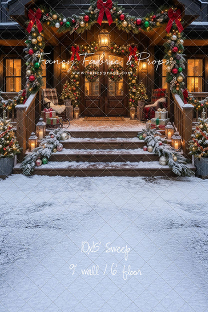 Festive Front Porch - With Sweep Option