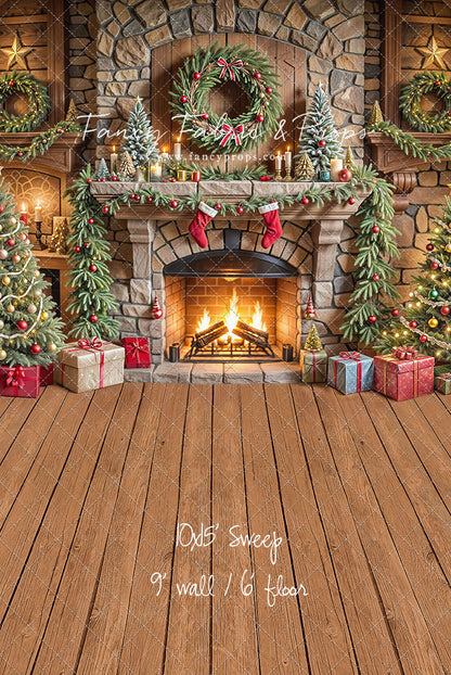 Fireside Christmas Magic - with Sweep Option