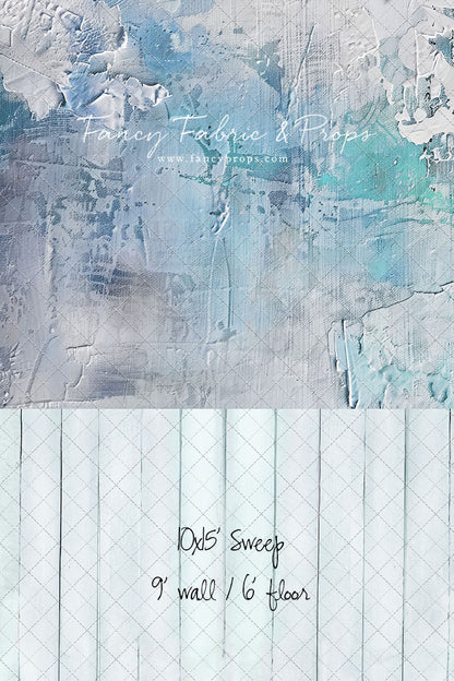 Frozen Veil - With Blue Floor Sweep Option