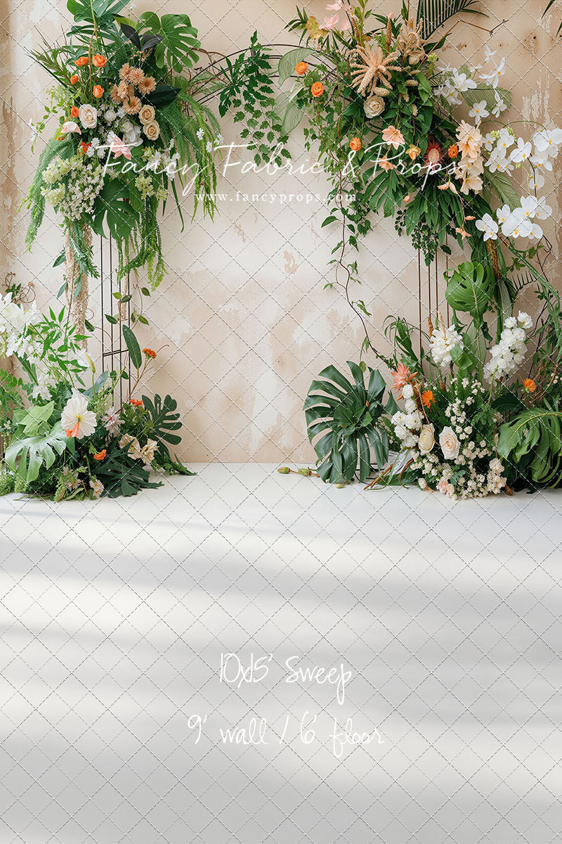 Garden Arch In Bloom - With Sweep Option