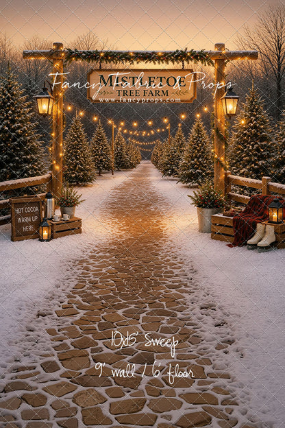 Golden Glow Christmas Farm - with Sweep Option