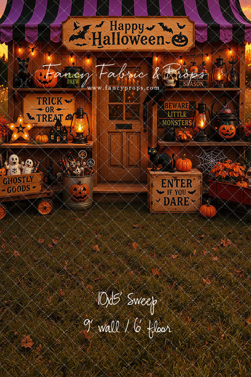 Haunted Harvest Stand - with Sweep Option