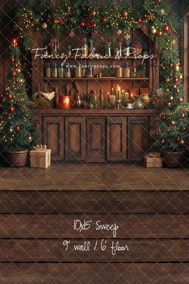 Holiday Pantry Kitchen - With Sweep Option