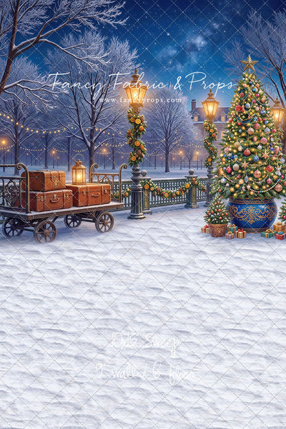 Holiday Train Station - With Sweep Option