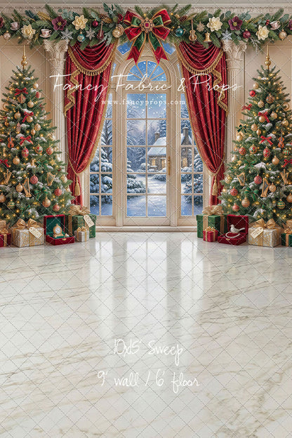 Holiday Window Elegance - with Sweep Option