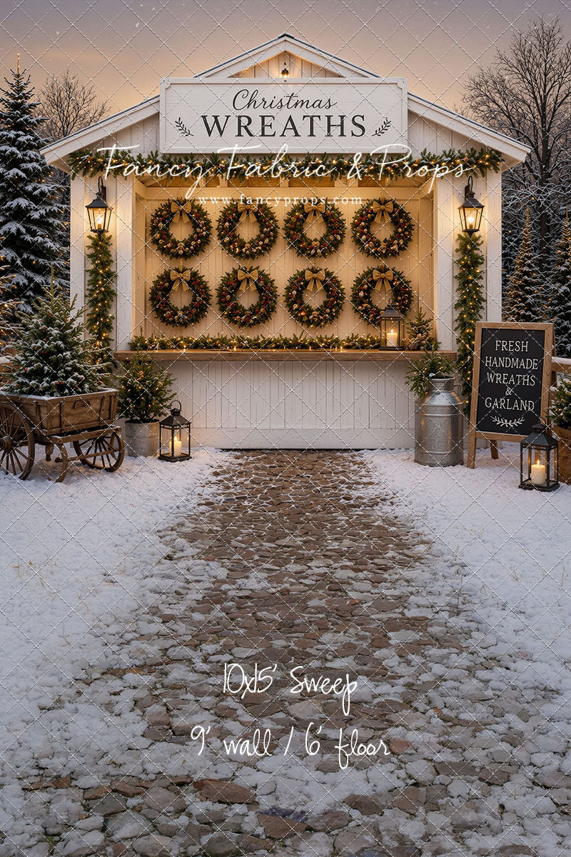 Holly Wreath Stand - with Sweep Option