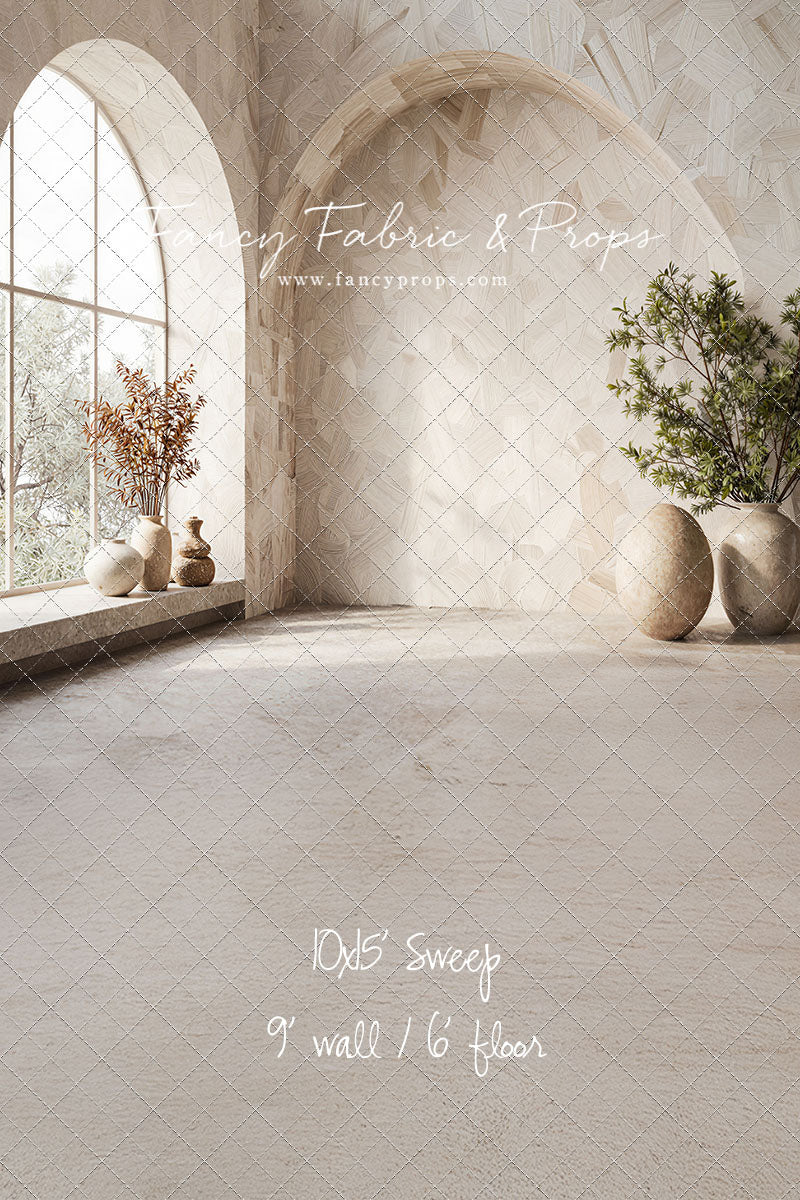 Ivory Vista Arch - With Sweep Option