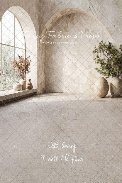 Ivory Vista Arch - With Sweep Option