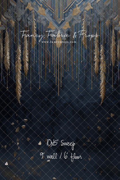 Midnight Feather Cascade - With Sweep Option