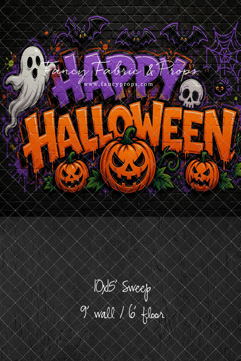 Midnight Graffiti Halloween - With Sweep Option