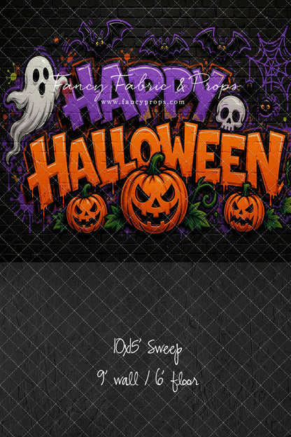 Midnight Graffiti Halloween - With Sweep Option