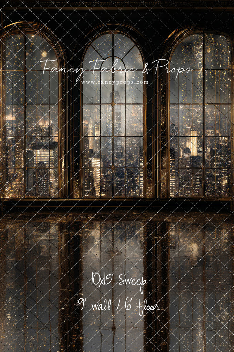 Midnight Skyline Ballroom - with Sweep Option