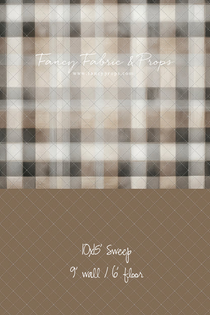 Mocha Flannel - With Sweep Option