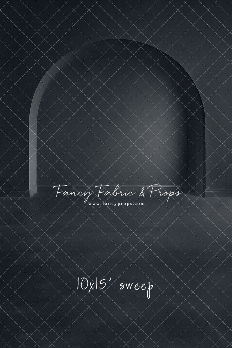 Modern Midnight Alcove - Solid Floor - With Sweep Option