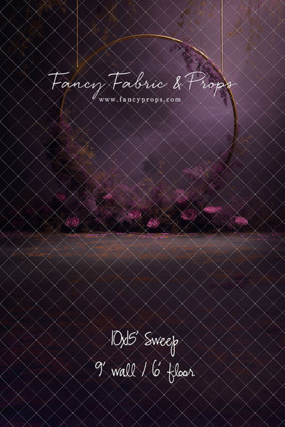 Moonlit Plum Petals - With Sweep Option