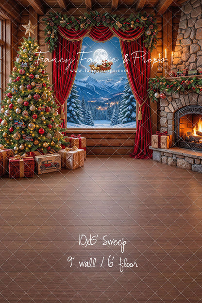 Mountain Sleigh View - with Sweep Option