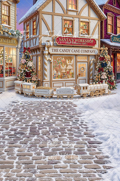 North Pole Village  - with Sweep Option