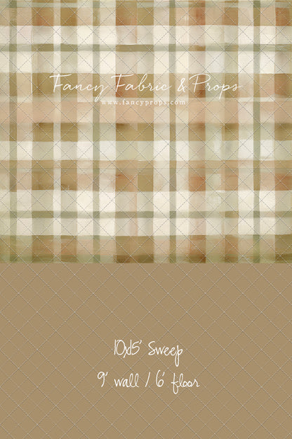 Oatmilk Plaid - With Sweep Option