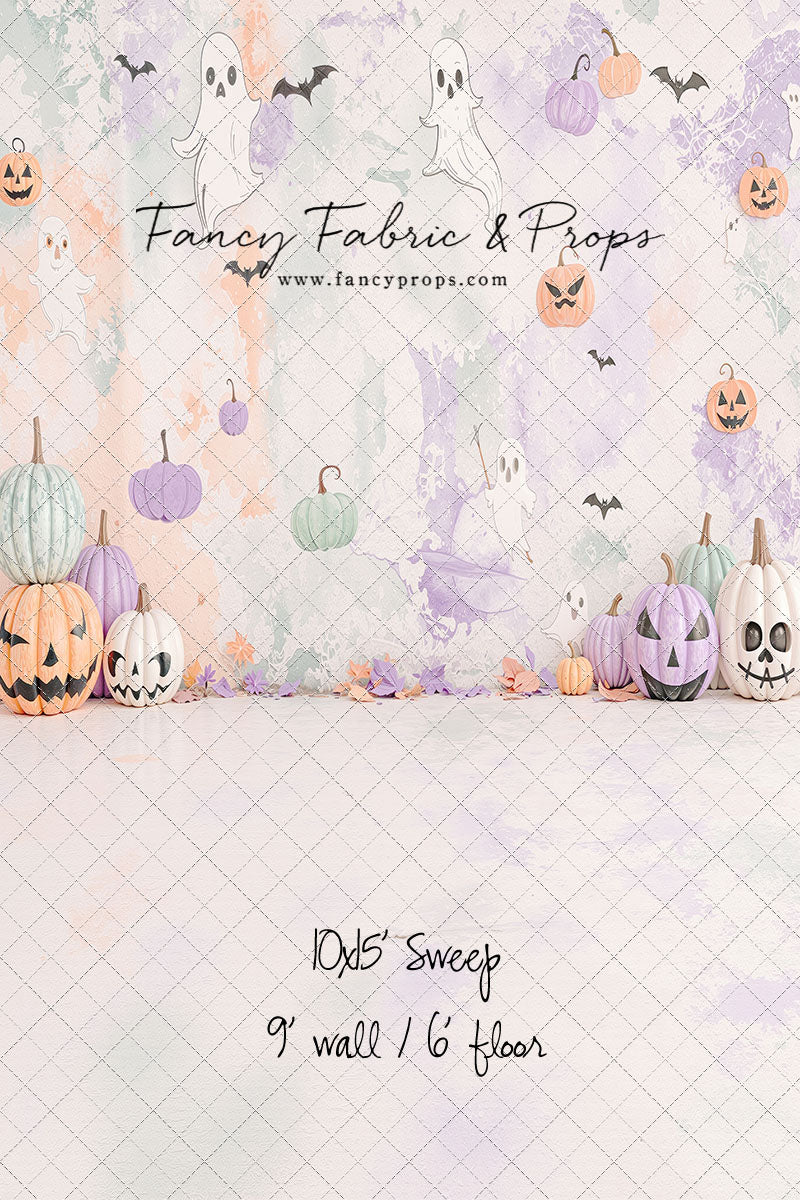 Pastel Pumpkin Parade - With Sweep Option