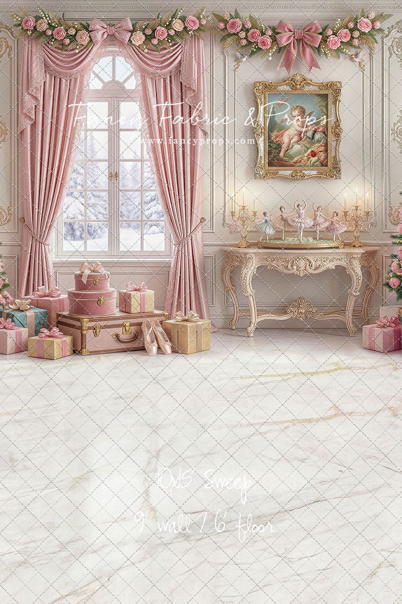 Pink Velvet Christmas - with Sweep Option