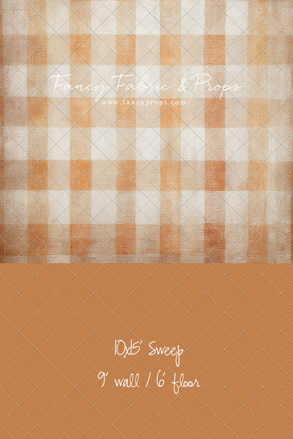 Pumpkin Patch Plaid - With Sweep Option