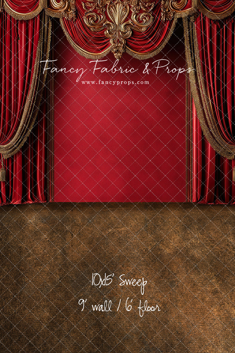 Regal Red Chamber Wall - With Sweep Option