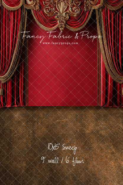 Regal Red Chamber Wall - With Sweep Option