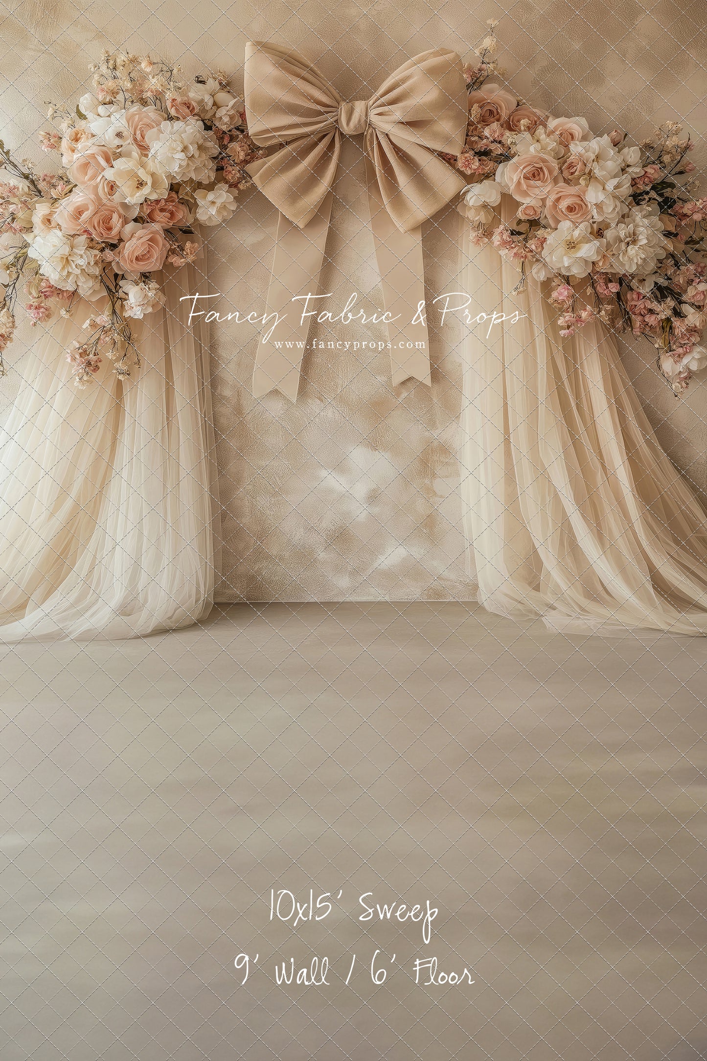 Ribboned Bloom  - With Sweep Option