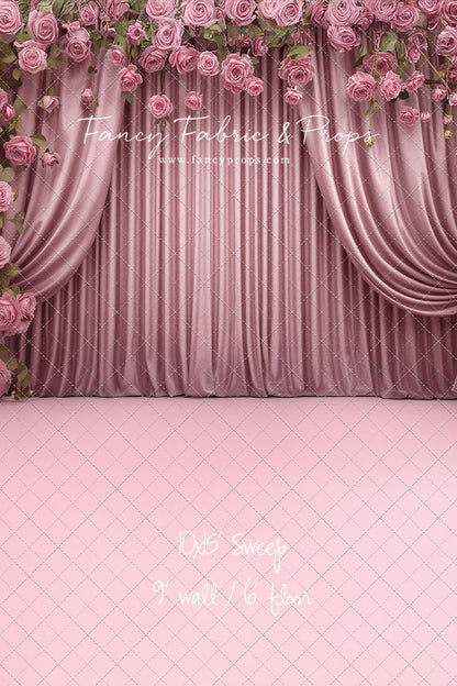 Rose Petal Curtain - With Sweep Option