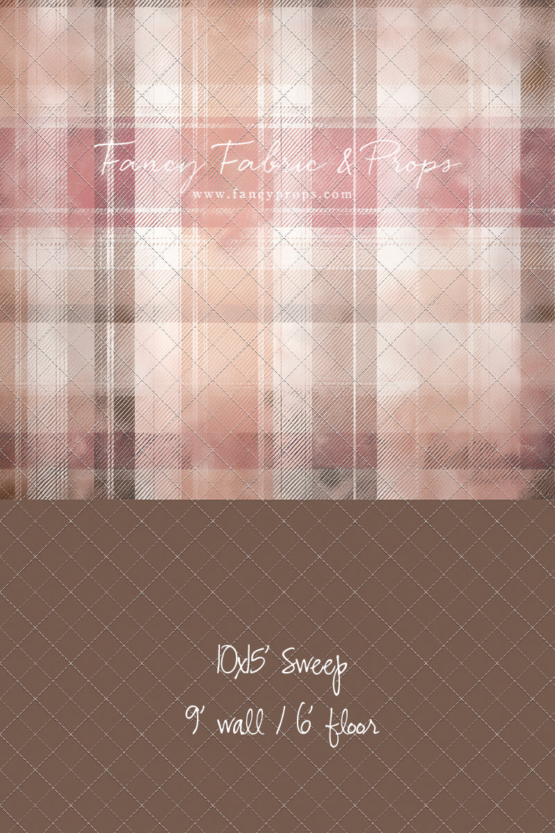 Rosewood Plaid - With Sweep Option