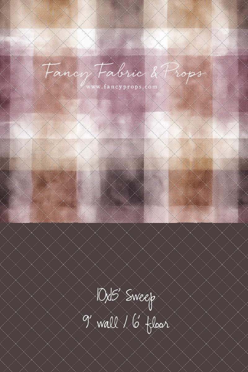 Rustic Plum Plaid - With Sweep Option