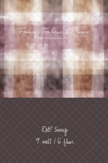 Rustic Plum Plaid - With Sweep Option