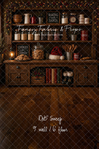 Santa's Cookie Cupboard - With Sweep Option