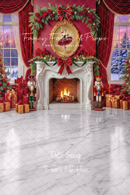 Scarlet Ballerina Christmas Room - with Sweep Option