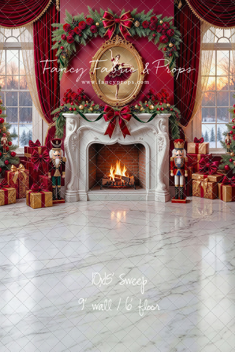 Scarlet Ballerina Christmas - with Sweep Option