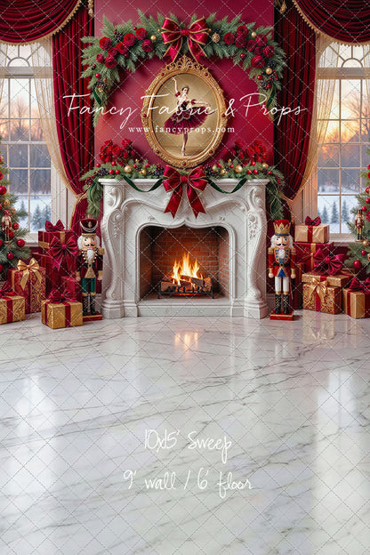 Scarlet Ballerina Christmas - with Sweep Option