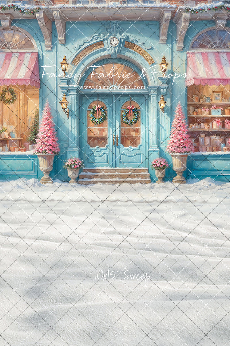 Snow-Kissed Winter Market - With Sweep Option