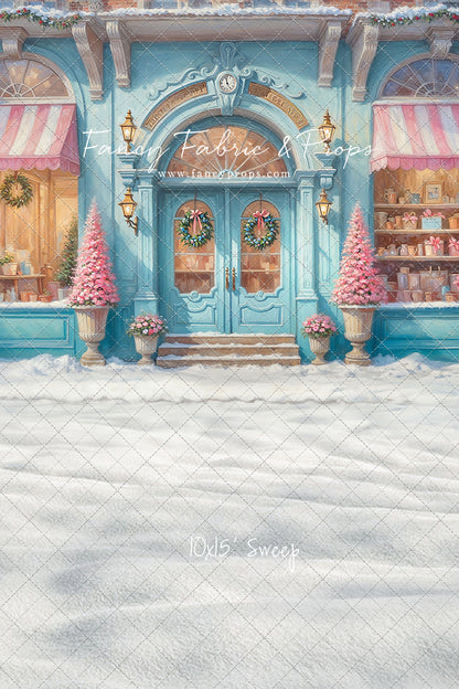 Snow-Kissed Winter Market - With Sweep Option