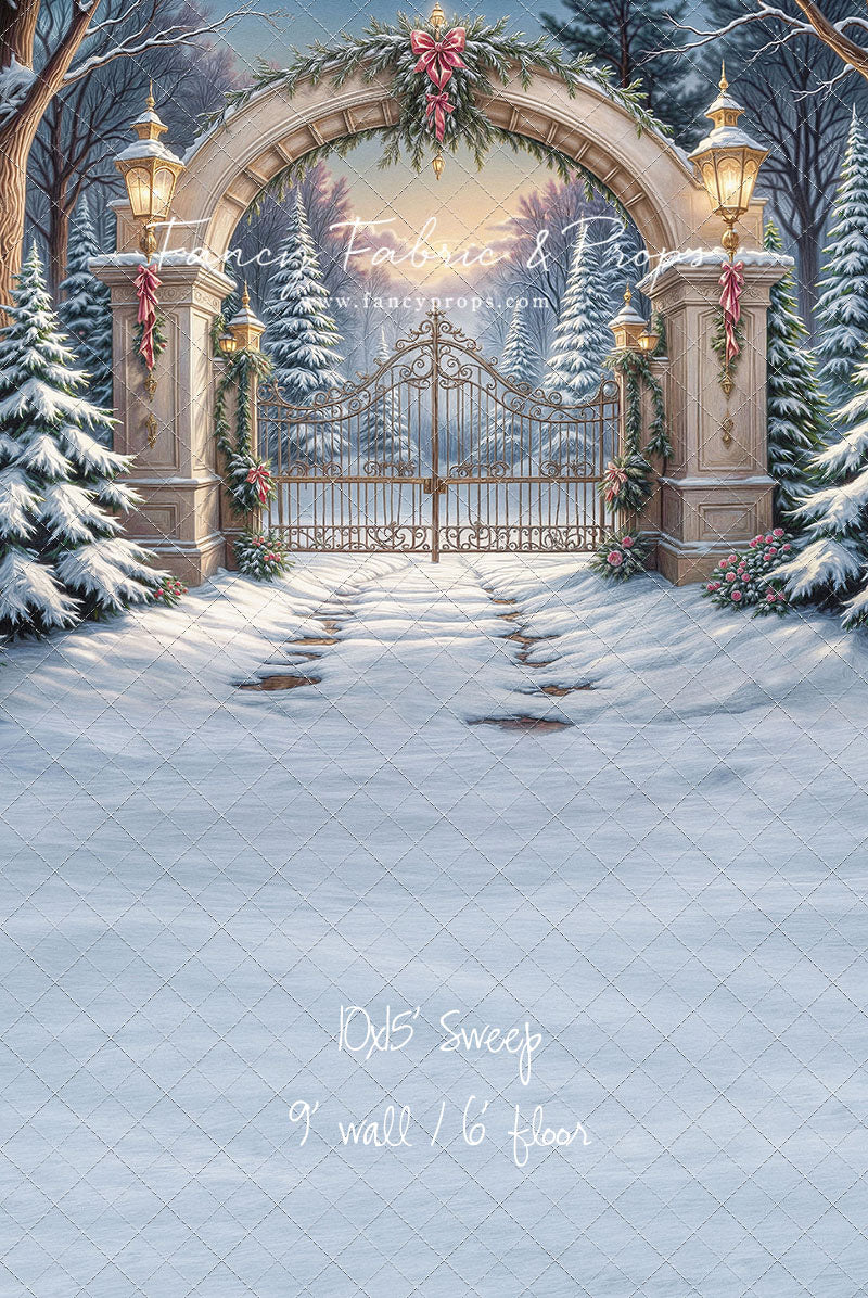 Snowfall At The Estate - with Sweep Option