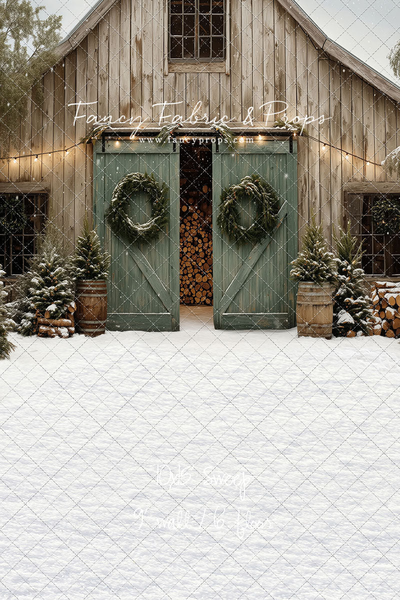 Snowfall Barn - with Sweep Option