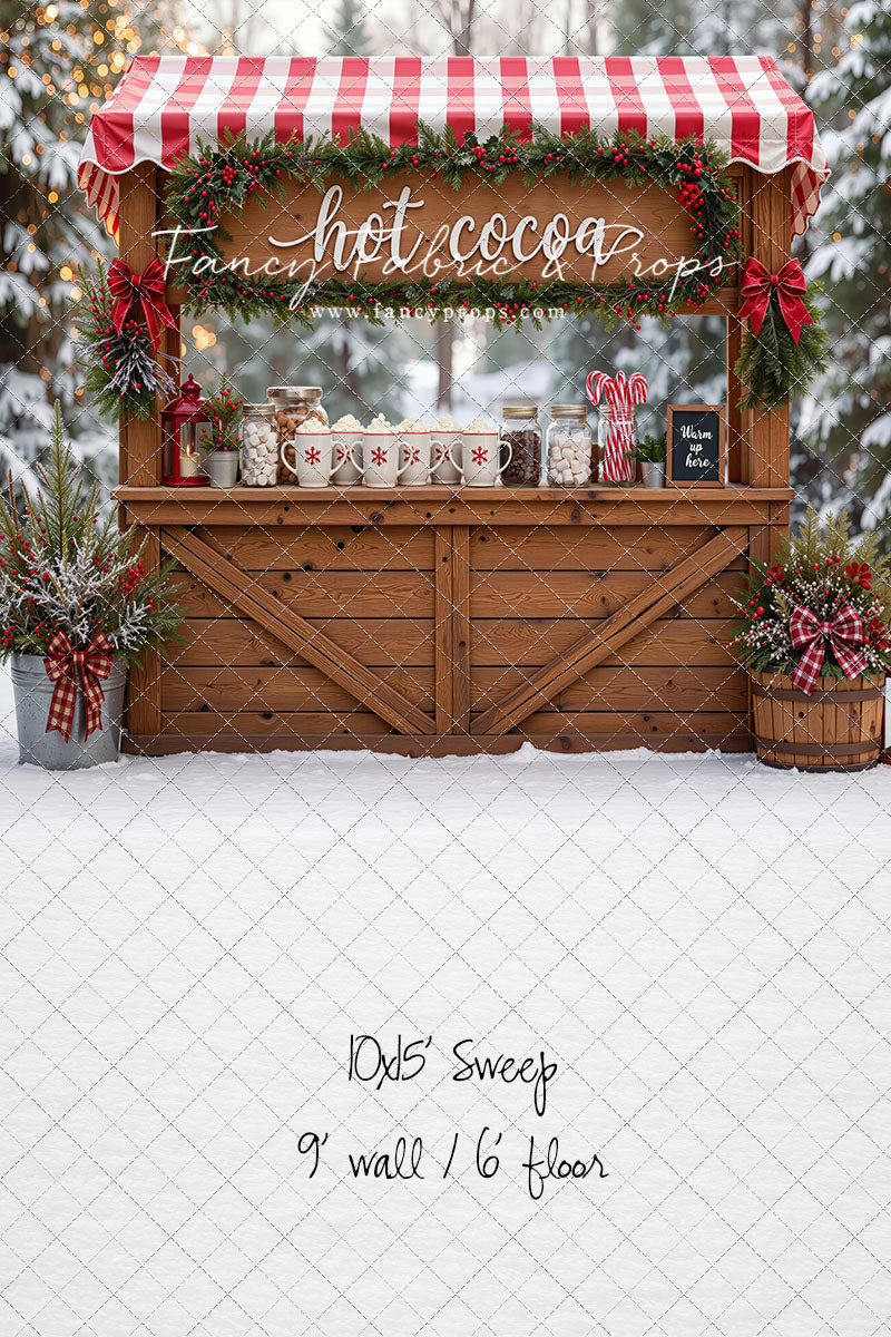 Snowy Sips Cocoa Bar - With Sweep Option