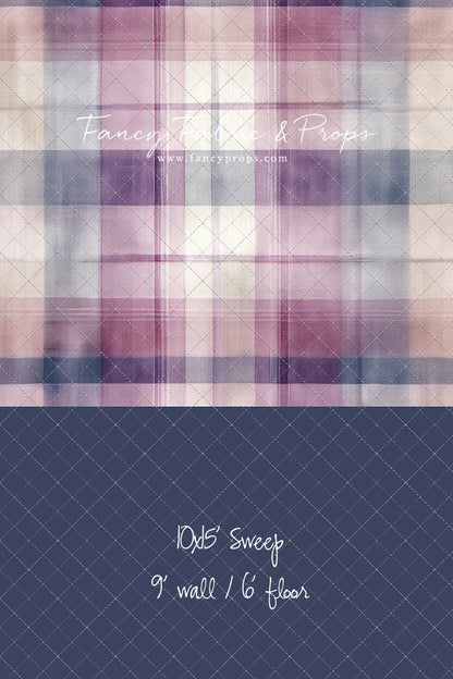 Soft Haze Tartan - With Sweep Option