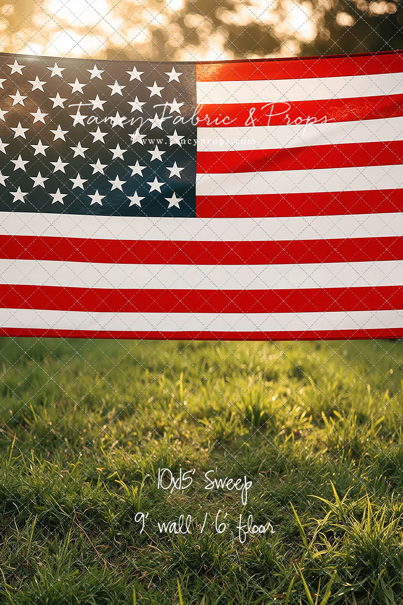 Stars & Stripes Sunset - With Sweep Option