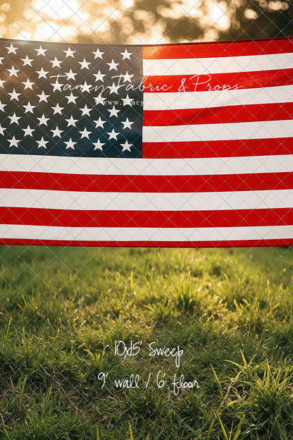 Stars & Stripes Sunset - With Sweep Option